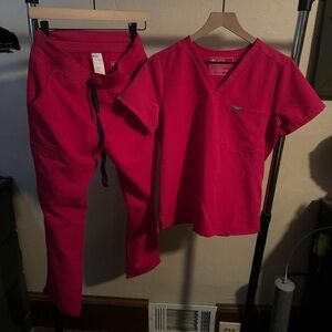 Figs scrub set XS top and S bottom limited edition